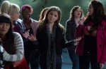 Lilly (HANA MAE LEE), Fat Amy (REBEL WILSON), Cynthia Rose (ESTER DEAN), Beca (ANNA KENDRICK) and Stacie (ALEXIS KNAPP)