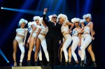 Pitbull performs onstage