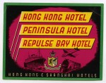 Hong Kong & Shanghai Hotels Postcard