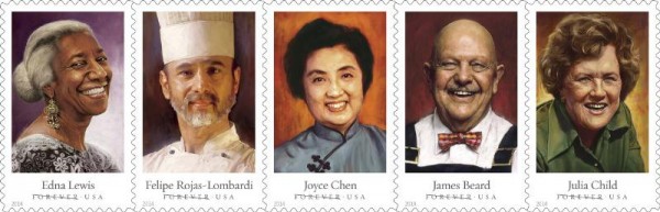United States Postal Service Chefs Stamps