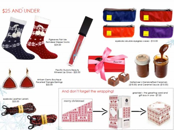 gift ideas 25 and under