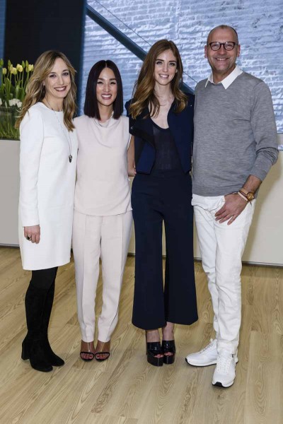 Laura Burdese, Nicole Warne, Chiara Ferragni and Ulrich Grimm