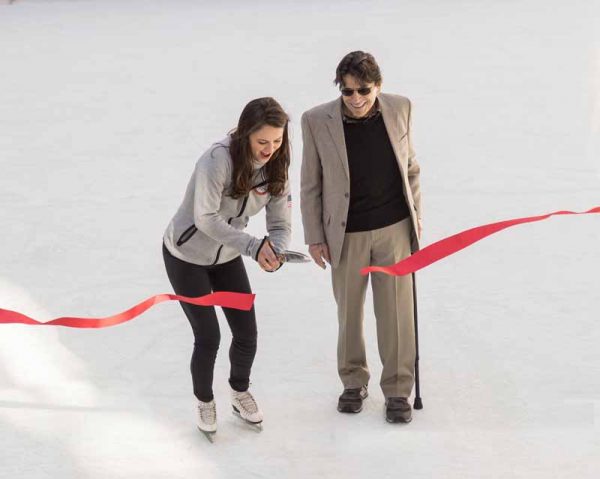The Rink at Rockefeller Center Ribbon Cutting