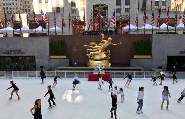 The Rink at Rockefeller Center First Skate