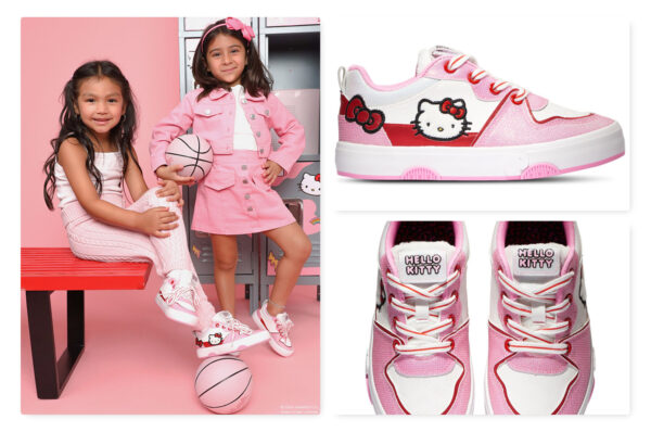 hello kitty sneakers collage